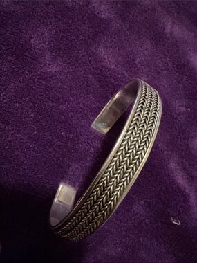 925 Sterling silver cuff bracelet